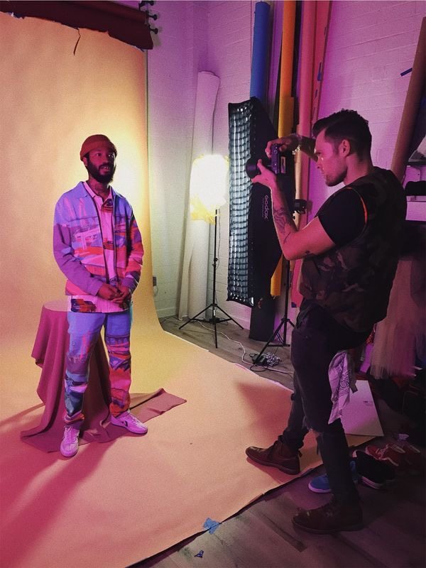 12 shooting a portrait in the studio